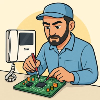 واحد تعمیرات آیفون تصویری تابا