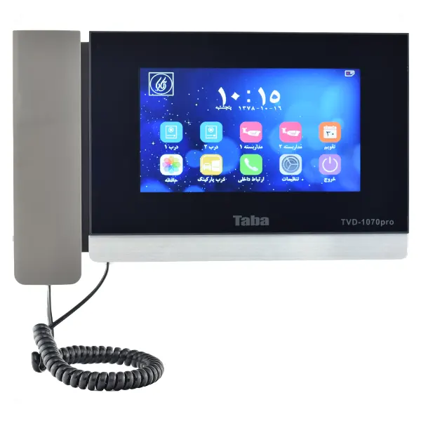 TVD-1070 Pro مانیتور درب باز کن رنگی 7 اینچ تابا - Image 3
