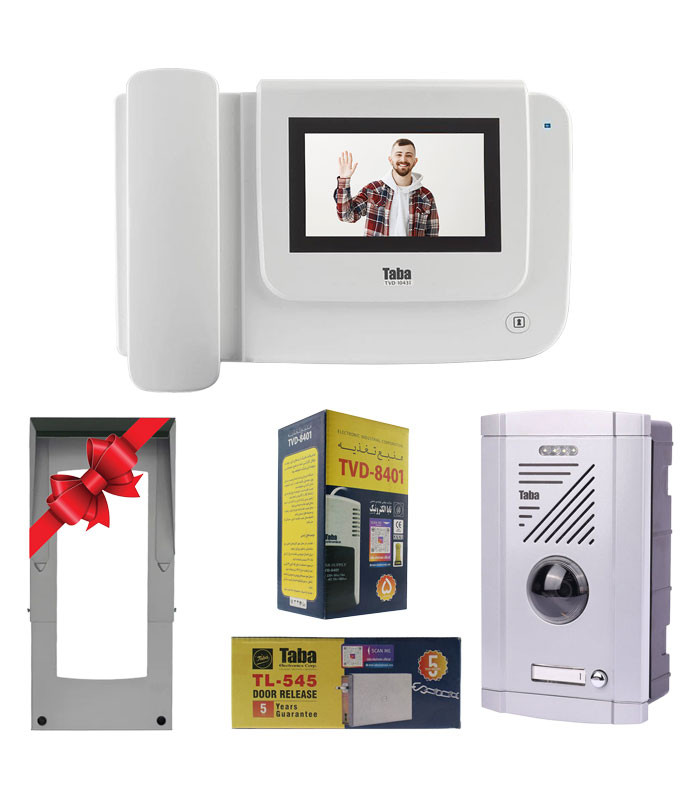 TVD-1043i مانیتور درب بازکن تصویری رنگی تابا - صفحه لمسی - Image 5