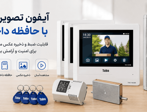 آیفون تصویری تابا با حافظه داخلی؛ قابلیت ضبط و ذخیره عکس مراجعه‌کننده